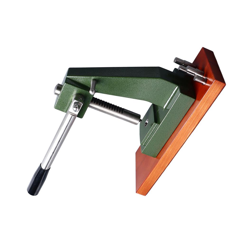 6173 Watch Back Press Set Wooden Base Watch Case Cover Pressing Machine for Watchmakers