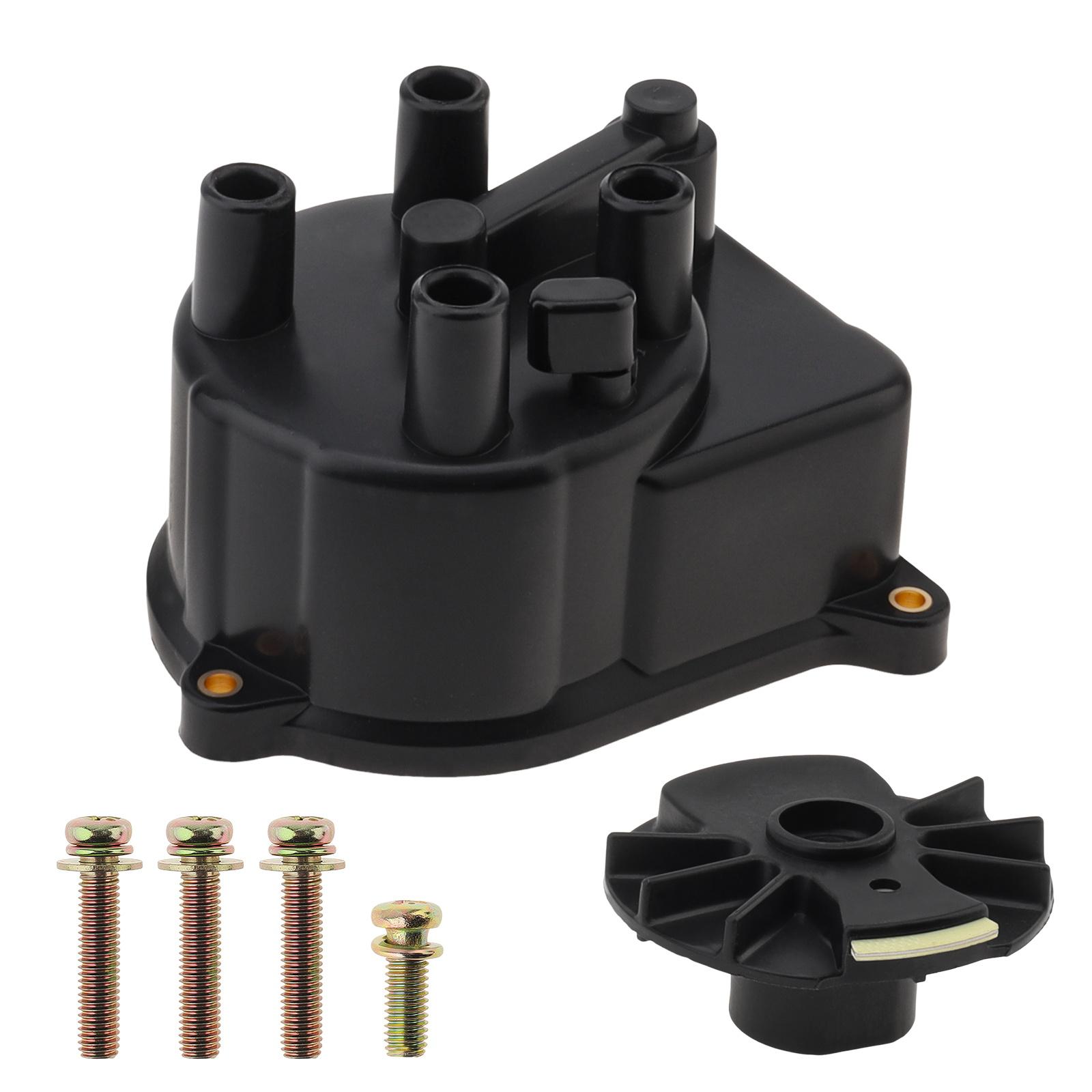 

30102P54006 Комплект крышки и ротора распределителя системы зажигания Запасные части Подходят для Honda с четырьмя фиксированными винтами Жесткая конструкция ротора