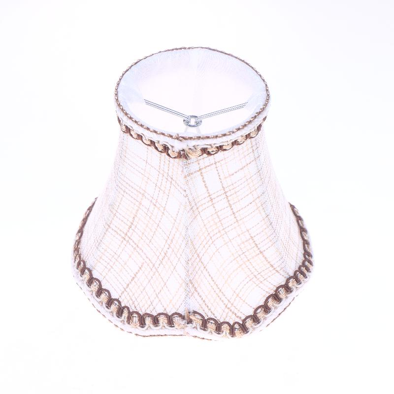 1Pcs Wall Lamp Cover Enclosure Accessories Europe Retro Lampshade Jacquard Fabric Chandelier Handmade Cloth Lampshade