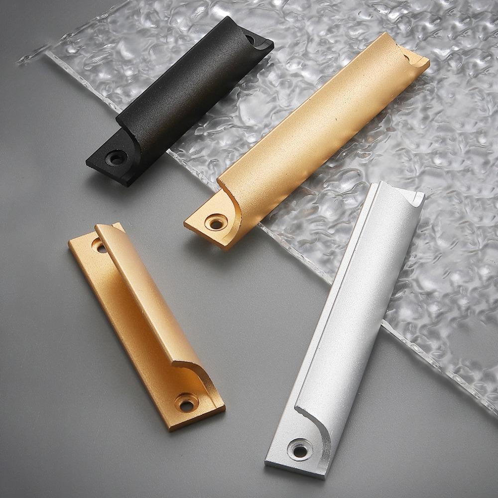 Aluminum Alloy Casement Window Handle 90/120mm Exposed Handle New Door Handle Cabinet
