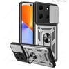 Slide Lens  Armor Funda for Infinix Note 30 5G Case Magnetic Ring Stand Holder Cover for Infinix Note 30 Pro Zero 30 40 5G Case