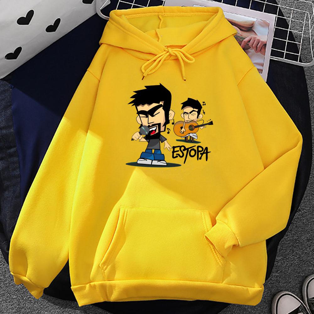 Mikiny s kapucí Estopa Rock/Rumba Duo Mikiny Pánské/Dámské Oblečení Grafický Potisk Mikiny Kapsa Unisex Mikina