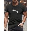T-shirt Polyvalent Imprimé Léopard Minimaliste Créatif T-shirt Mode Confortable Respirant Doux Décontracté Sport Manches Courtes Coton