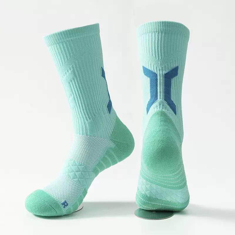 Basketball Socks with Cushioned, Breathable Athletic Socks for Running and Outdoor Sports, All-