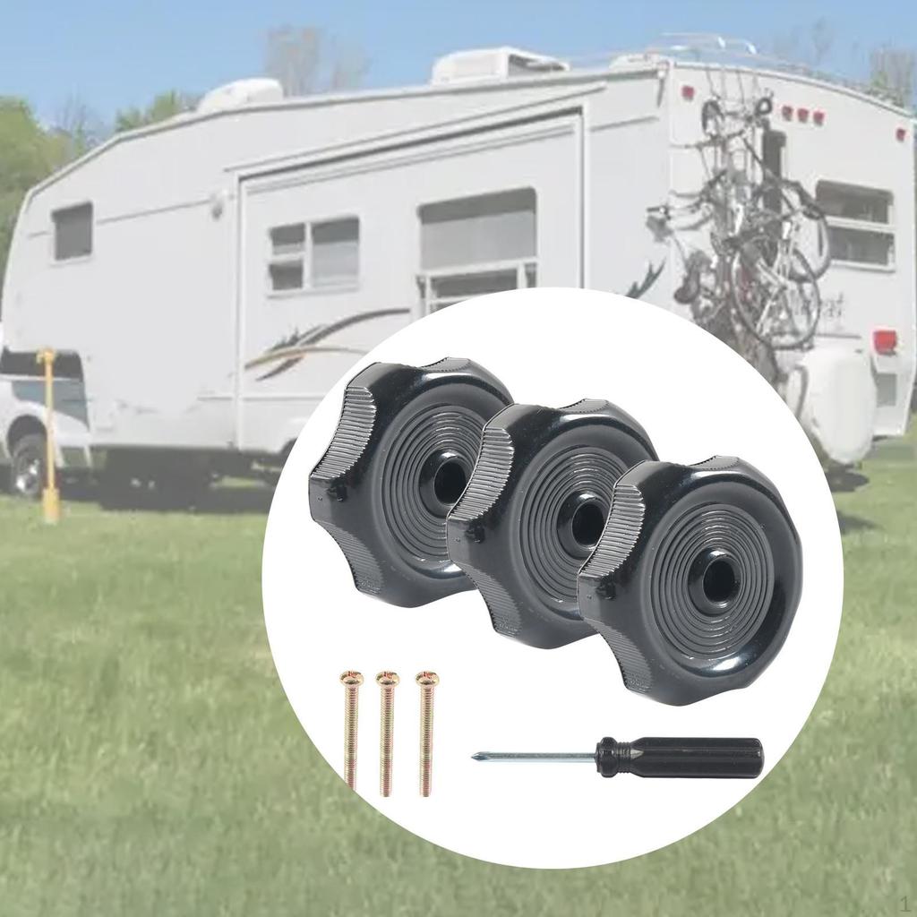 RV Window and Vent Knob Interior Hardware Component,Easy Installation Spare Latch with