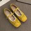 French Mary Jane shoes women's 2025 new summer versatile flat-soled single shoes niche design ballet shoes single