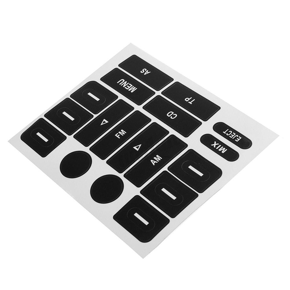 Radio Button Repair Sticker Sticker Button Repair Sticker Radio For Golf MK5