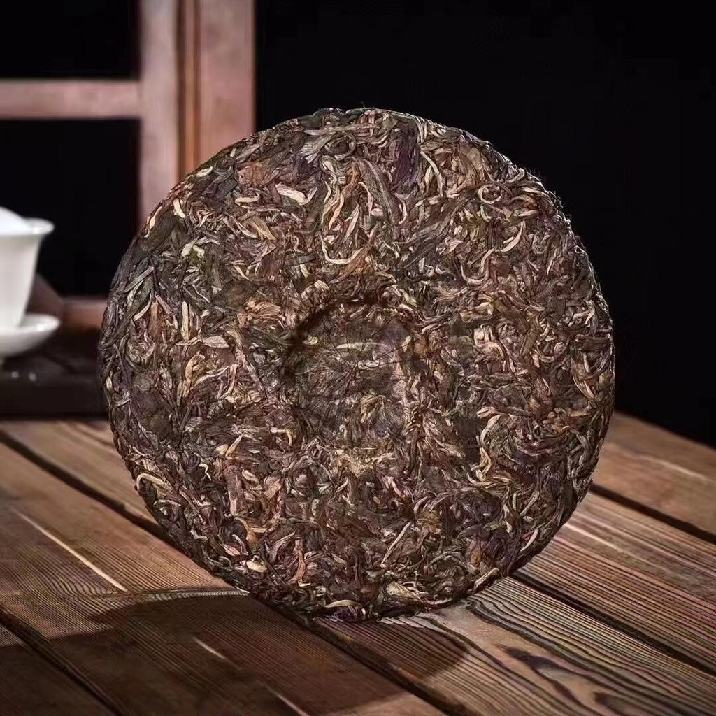357g Ceai de prăjitură Puer crud 2005 Nanpolaozhai Prăjitură de ceai Pu-erh crud Ceai Puerh autentic