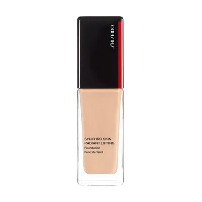 SHISEIDO Makeup Synchro Skin Radiant Lifting Foundation 220 Linen, 30 ml Foundation Liquid, parfümfrei, flüssige Foundation, Festigkeit, glänzendes Make-up, langanhaltend