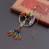 Car Pendant Natural Stone Fringed Pendant Sun Catcher Car Supplies Bag Pendant G85