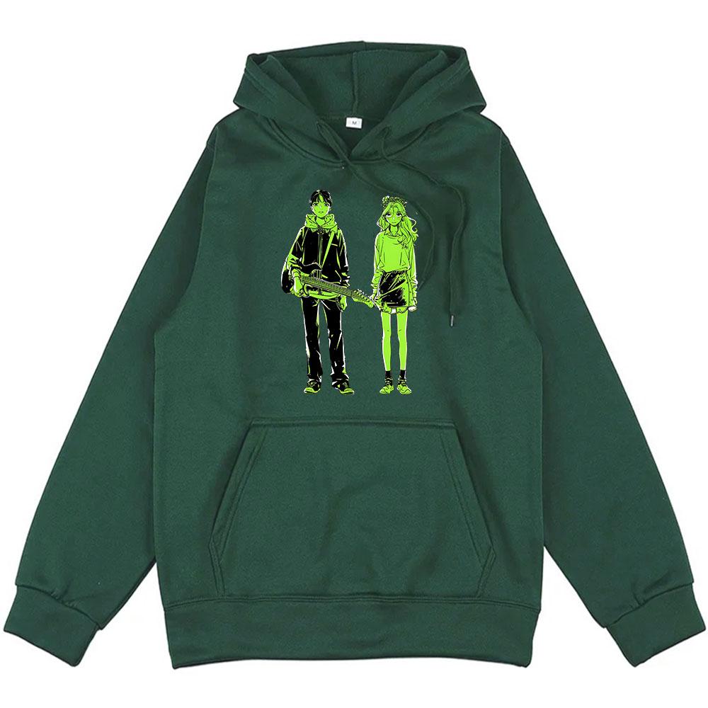 Funny Cartoon Graphic Hoodies The Guy She Was Interested In A Guy At All Sweatshirts She A Guy Manga Print Clothes