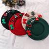 Sweet Christmas Beret Cap New Year Xmas Painter Hat Winter Christmas Beret Hat  Girls