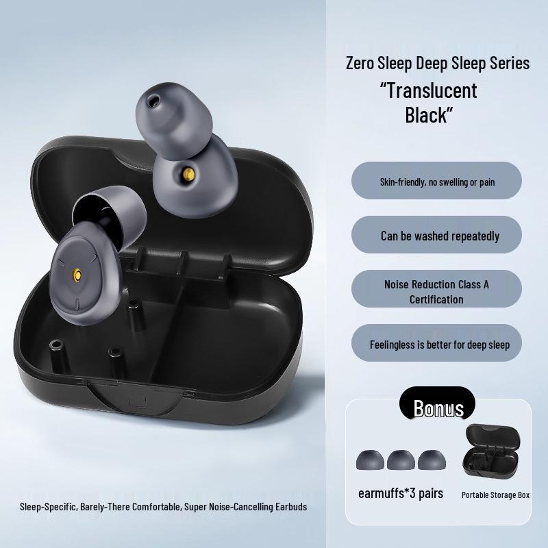 Noise Reduction Silicone Earplugs: Soundproof, Anti-interference, Perfect for Sleep and Reading