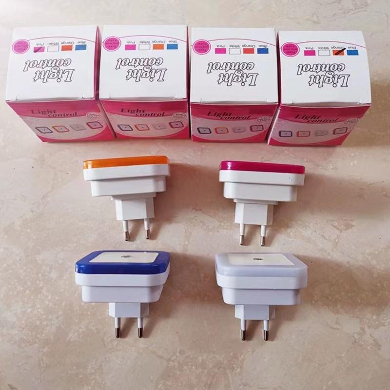 Intelligent LED Night Light with Light Control for Bedside, Energy Saving, US/EU Socket