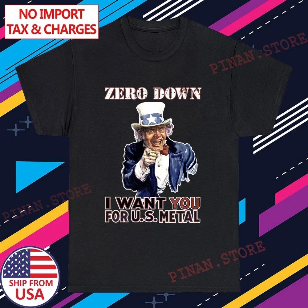 Zero Down I Want You Men s Black Size S-5XL XL