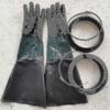 Sandblasting Gloves Sandblaster Parts 60cm With O Rings For Sandblast Cabinet