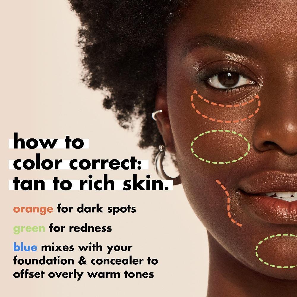 e.l.f. Camo Color Corrector Hydrating Long-lasting Color Corrector Camouflage Discoloration Dullness Redness Vegan Cruelty-Free Orange