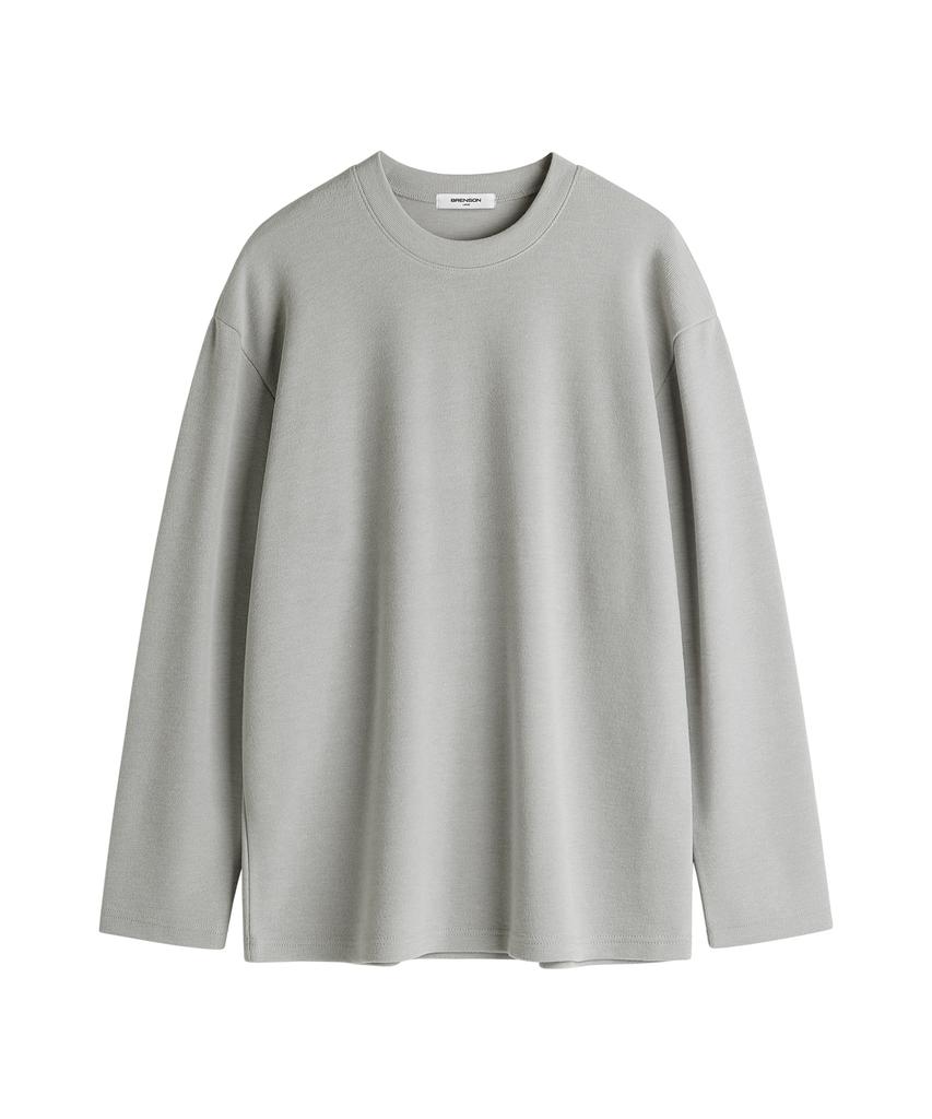 BRENSON Soft Feel Loose Fit Knit Long Sleeve Tee ( 9 Colors )