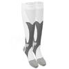 Sports Compression Socks Breathable Muscle Shock Absorption White 1 Pair Athletic Compression Socks for Men Women XXL