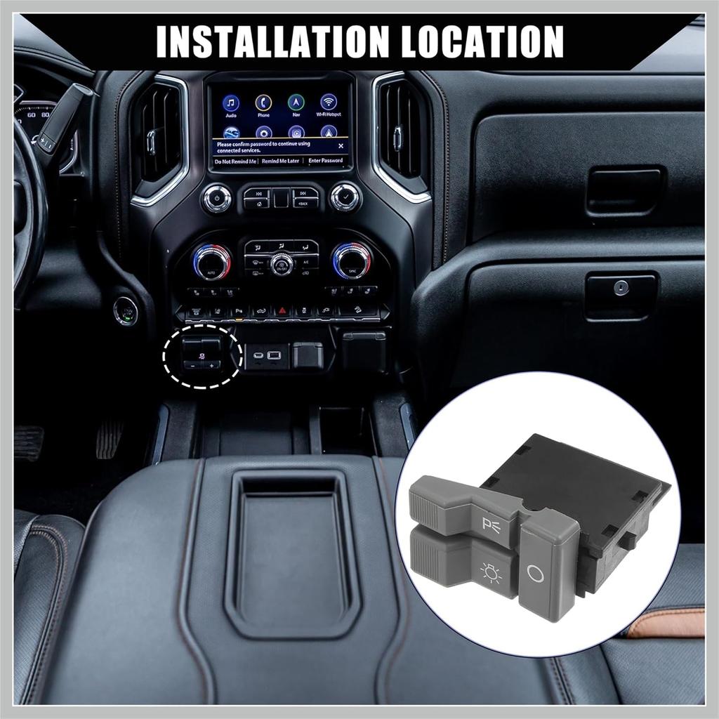 19245374 / Front/Headlamp Switch for Chevy Blazer 1992-1994 for GMC Yukon 1992-1994 / Headlamp Parking Lamp Switch / 1 Pcs/Gray Replacement Car Parts