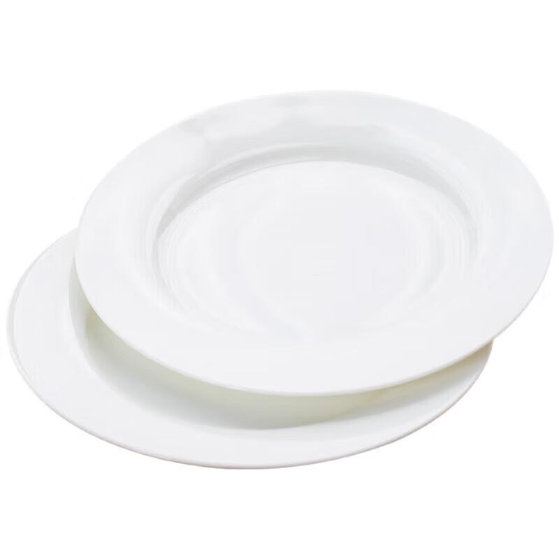 Pure White Ceramic Dinner Plates