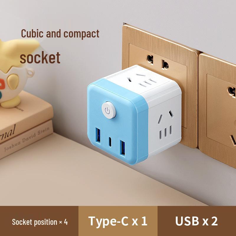 

Многофункциональный USB-куб Ночник Розетка с лампой для спальни