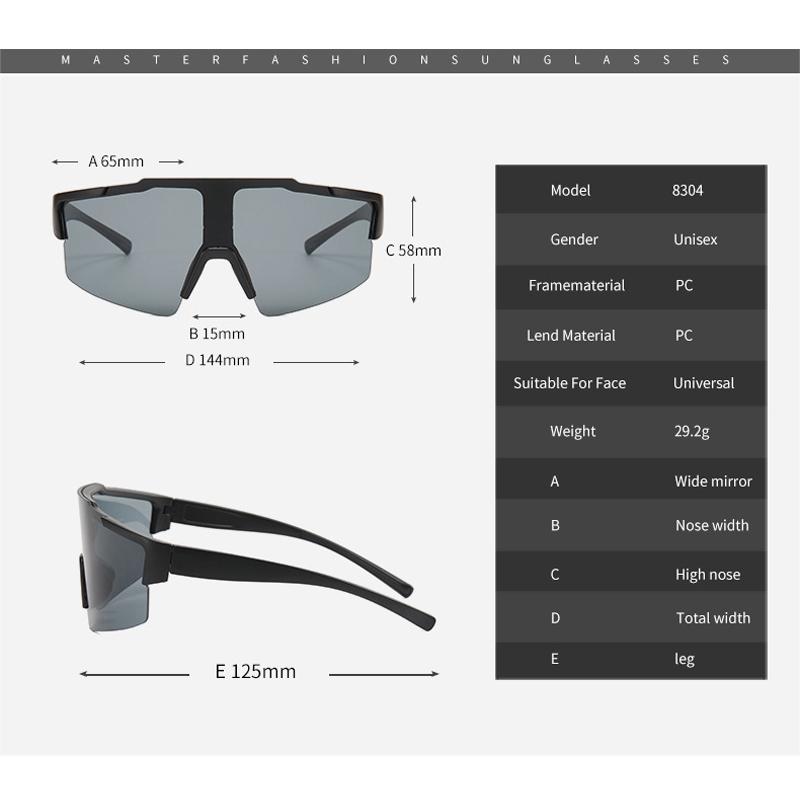 Mens Outdoor Use Colorful Stylish Sun Glasses Active Bicycle Active Eyeglasses Guard Eyeglasses 8304