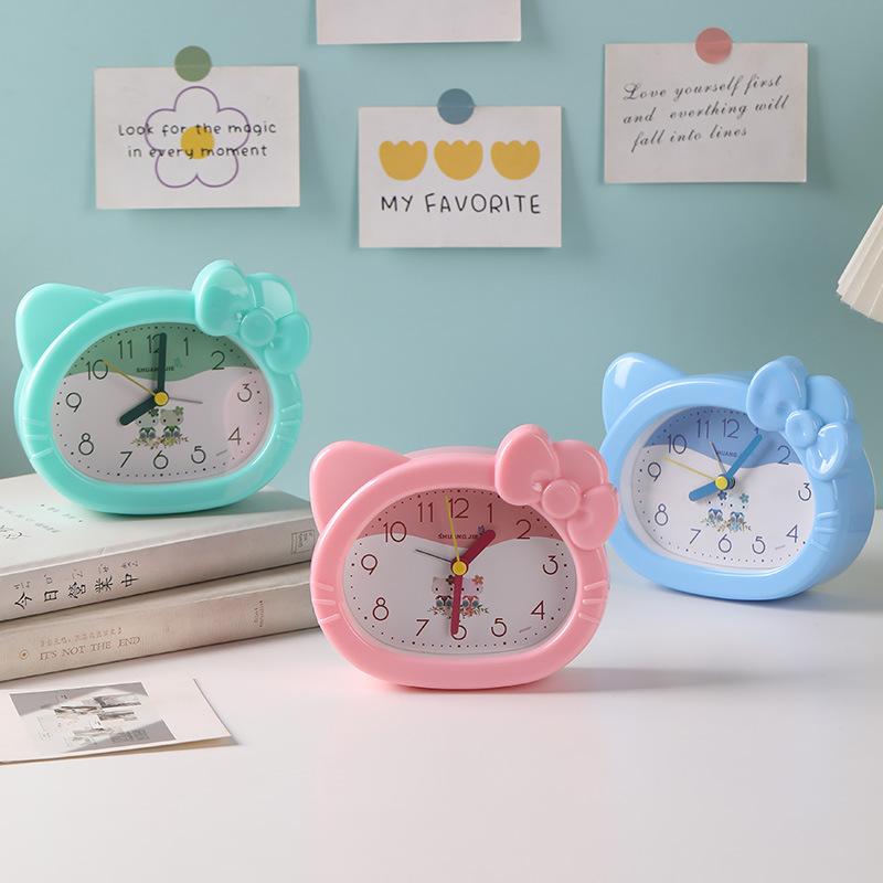 Scan the second alarm clock timer student using desk cartoon clock bedroom living room internet celebrity creative cute clock