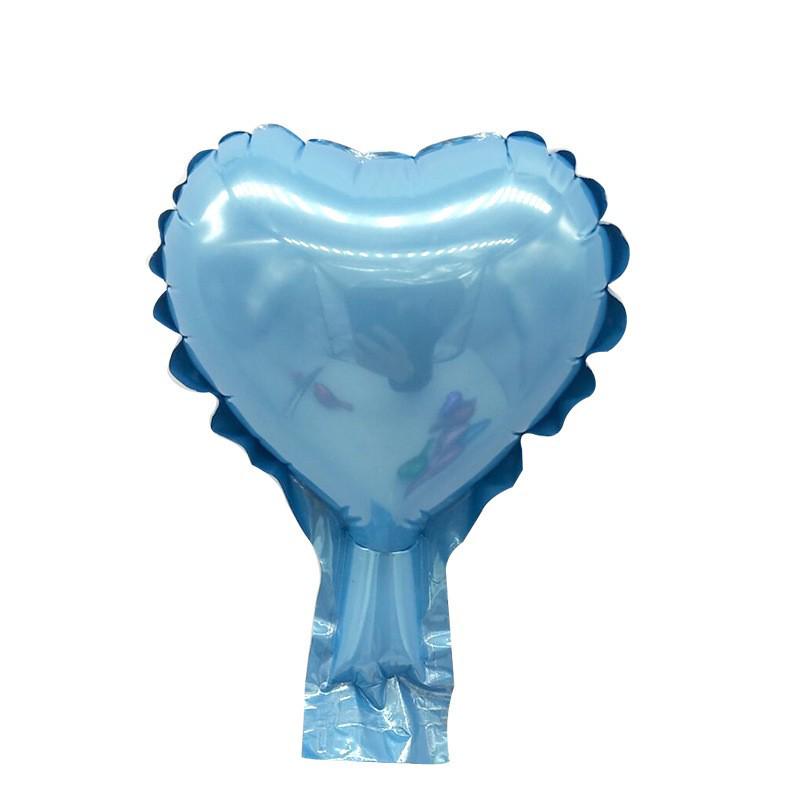 5-Inch Heart & Star Foil Balloons for Birthday Party or Wedding Decorations