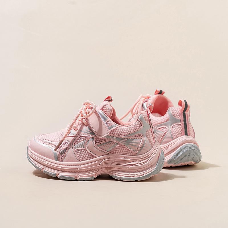 

Детская спортивная обувь 2025 осень новая мальчики универсальные папа дышащая сетка девочки повседневная обувь кроссовки 26-31 yards whole box shot 48 pairs розовый