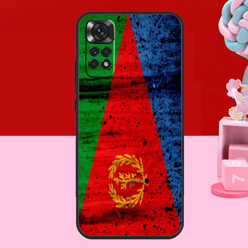 Eritrea Flag Case For Xiaomi Redmi Note 13 12 11 10 14 15 Pro Plus Redmi 15 C 14C 10C 12C 13C Soft Cover
