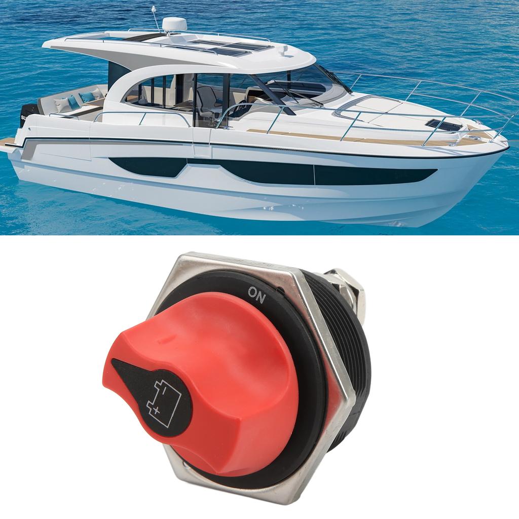 RV Battery Disconnect Switch Isolator DC 300A Battery Power Cut Off Master Switch for Car Boat