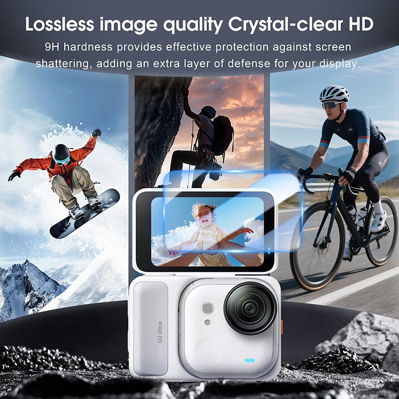For Insta 360 Go Ultra Camera Screen Protector Anti-Scratch Camera Lens Protective Film For Insta360 Go Ultra Camera Accessories
