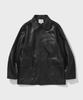Shirter Lambskin Leather Jacket (Black)