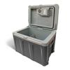 Glacière Électrique Portable 40 Litres, 12V / 220 - 240V Voiture Et Camping Briebe CF1155 58 W Gris 01024