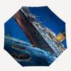 1pc Titanic1 Umbrella, Sun Protection, And UV Shielding. It Has Eight Sturdy Ribs for Outdoor Use And Perfect Gift