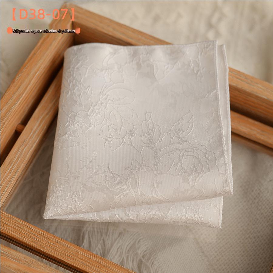 Mouchoir de poche pour costume trois-dimensions au design rétro de luxe