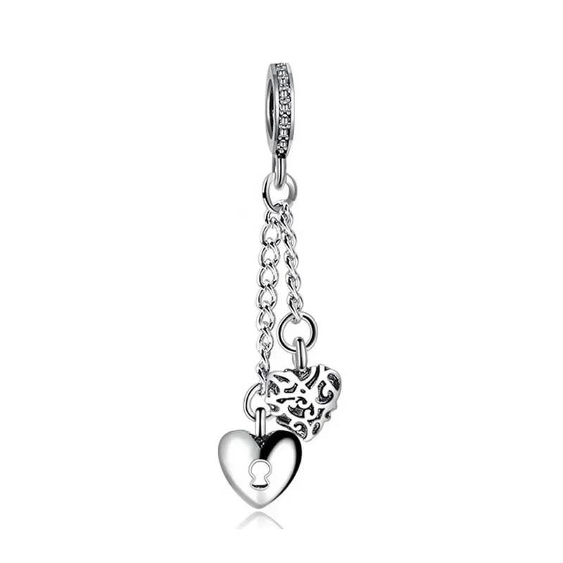 New Arrival Clover Butterfly Elephant Heart Pendant Bead Fit European Charm Bracelets Jewelry Making Accessories