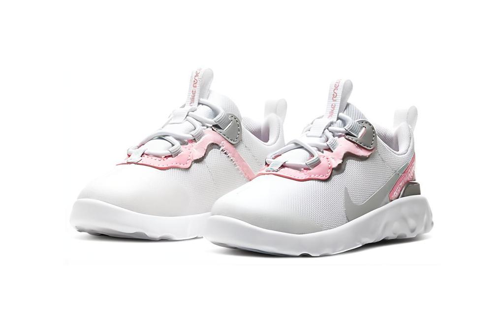 Nike React Element 55 Low top Running Shoes Gray Pink Infant And Toddler CK4083-102
