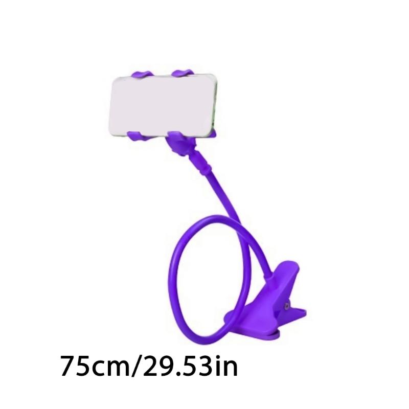 360 Degree Rotating Cellphone Holder Lazy Bracket Universal for Phone Long Arm Gooseneck Support Stand for Desktop Bed