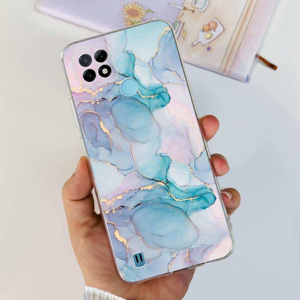 For Realme C21Y Case RMX3261  RMX3263 Cute Cartoon Cover Soft Silicone Phone Case For Realme C 21Y C21Y Bumper