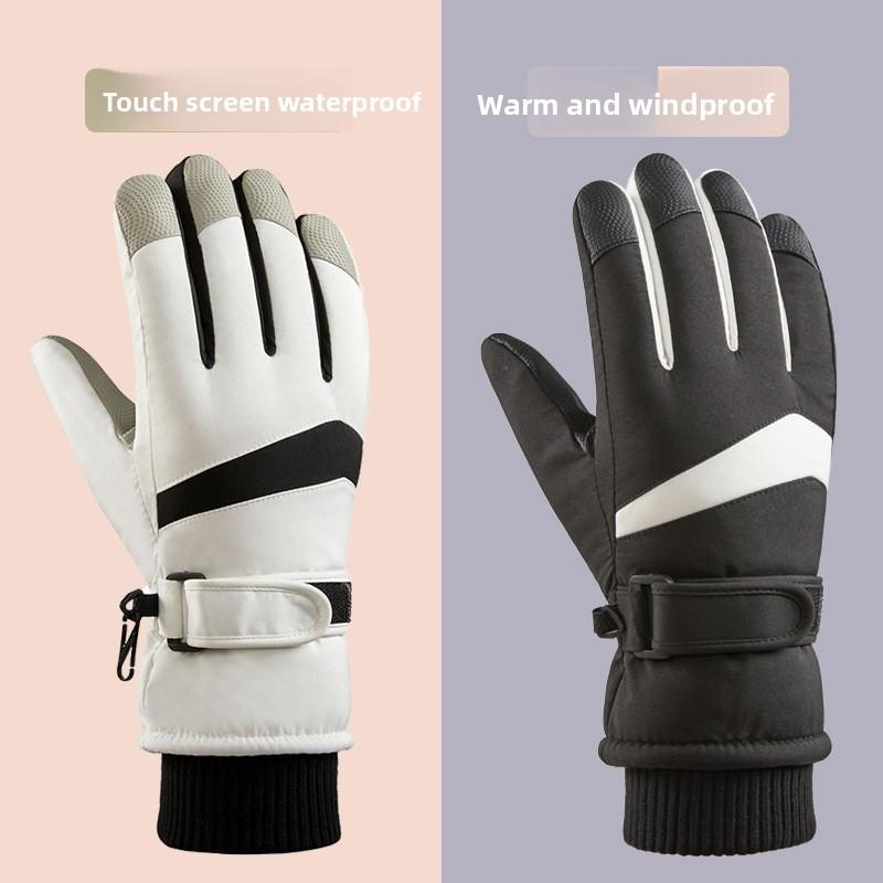 Ski Gloves Waterproof Touchscreen Insulated For Outdoor Winter Sports Adults