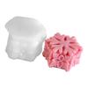 Christmas Candle Molds Castings Molds Epoxy Resin Molds Snowflake Pillar Silicone Moulds Plasters Molds Ornament Molds