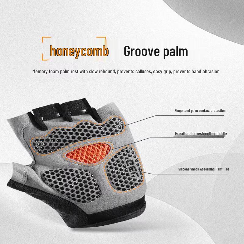 Children's Anti-Slip Gymnastics Half-Finger Gloves