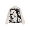 Stussy Venus Jacquard Fleece Stand Collar Jacket Unisex Jacket Cream 118437F