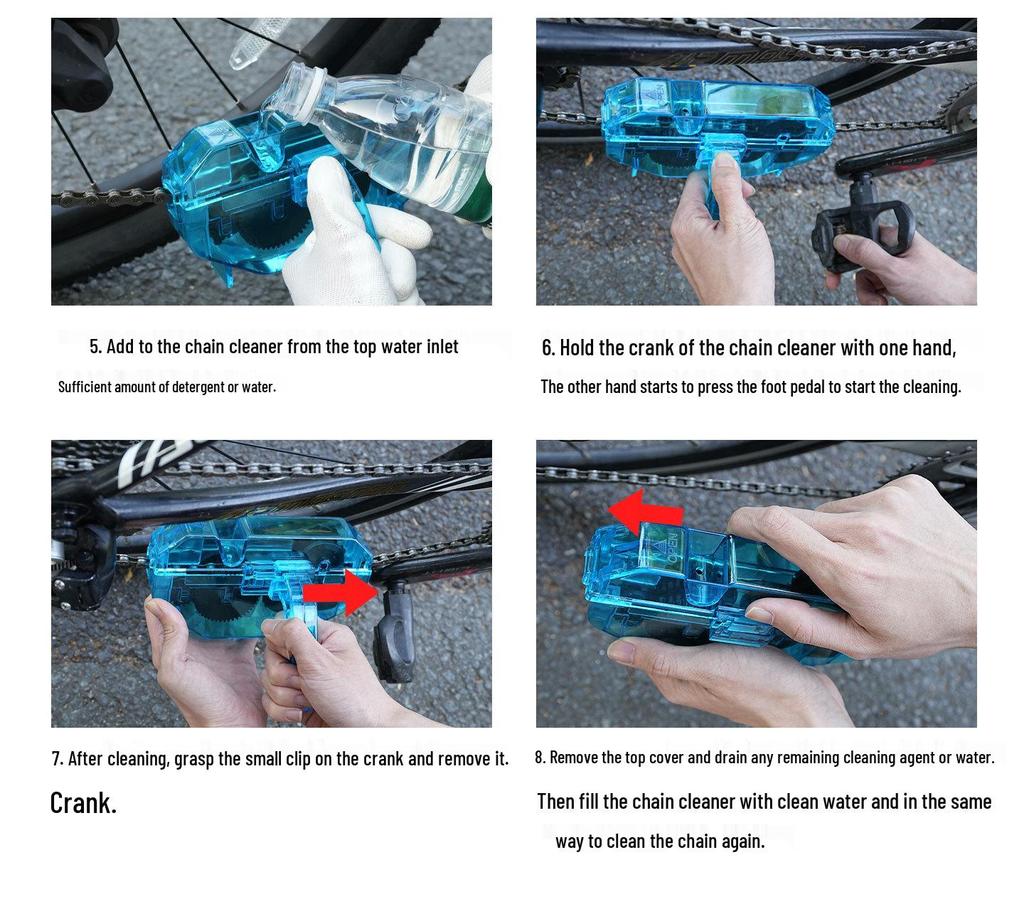 SUOKOU Portable Bike Chain Cleaner Kit
