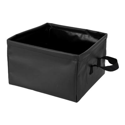 Bacinella Pieghevole a Prova di Perdite Portatile Pieghevole Secchio da Campeggio per Viaggi Escursionismo 13L Nero 13L