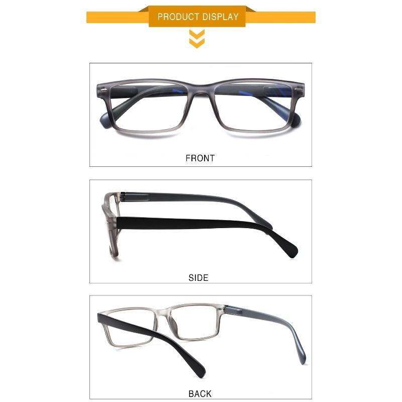 Turezing 5 Pack Reading Glasses Men Women Blue Light Blocking Spring Hinge HD Reader Eyewear