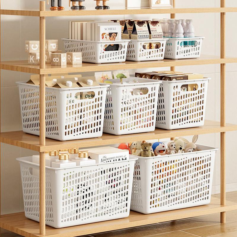 1Pcsmiscellaneous Storage Box, Toy Storage Basket, Household Plastic Storage Box, Kitchen Cabinet, Desktop Storage Box