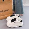 Little White Shoes Women's Year Thick-soled Versatile Bread Shoes Heightening Sports Board Shoes